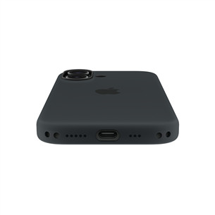 Apple Silicone Case with Magsafe, iPhone 17, must - Ümbris