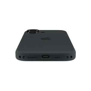 Apple Silicone Case with Magsafe, iPhone 17, черный - Чехол