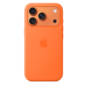 Apple Silicone Case with Magsafe, iPhone 17 Pro, оранжевый - Чехол MGFE4ZM/A