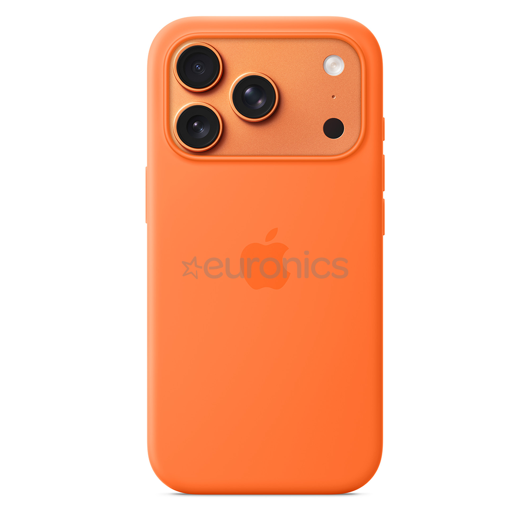 Apple Silicone Case with Magsafe, iPhone 17 Pro, оранжевый - Чехол