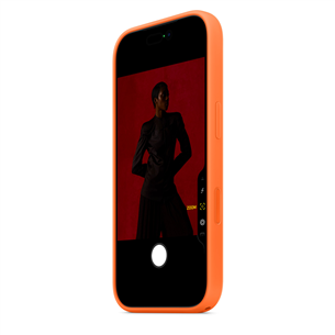 Apple Silicone Case with Magsafe, iPhone 17 Pro, оранжевый - Чехол