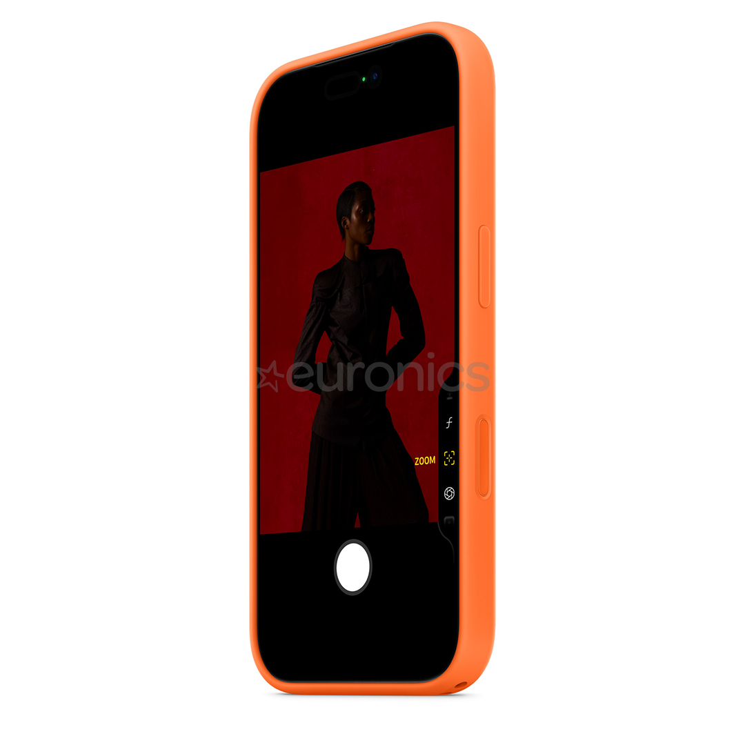 Apple Silicone Case with Magsafe, iPhone 17 Pro, оранжевый - Чехол