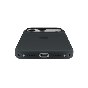 Apple Silicone Case with Magsafe, iPhone 17 Pro, черный - Чехол