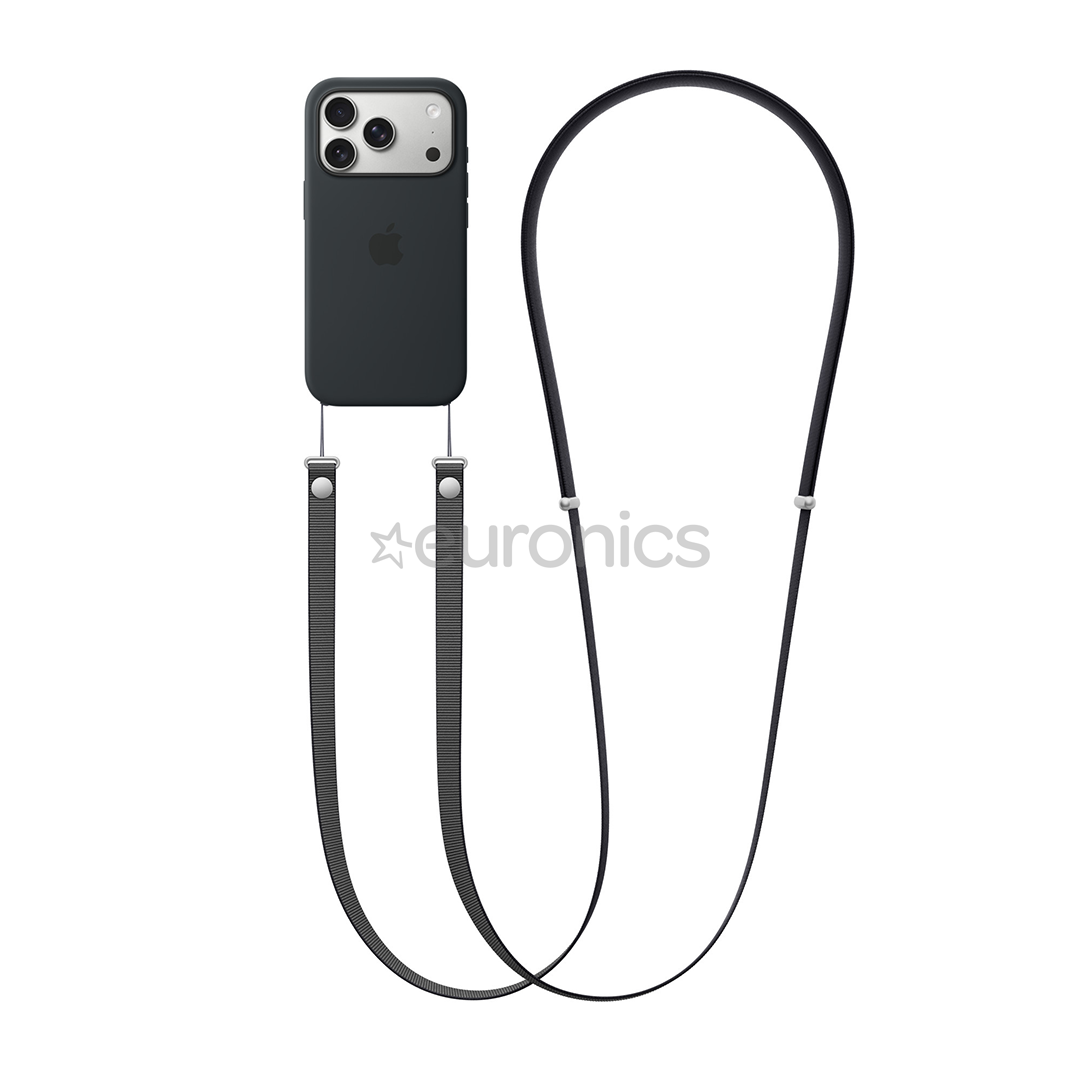 Apple Crossbody Strap, черный - Ремешок для смартфона