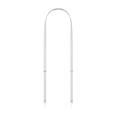 Apple Crossbody Strap, light grey - Crossbody Strap