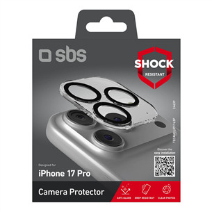 SBS Camera Protector, iPhone 17 Pro - Защитное стекло для объективов камеры