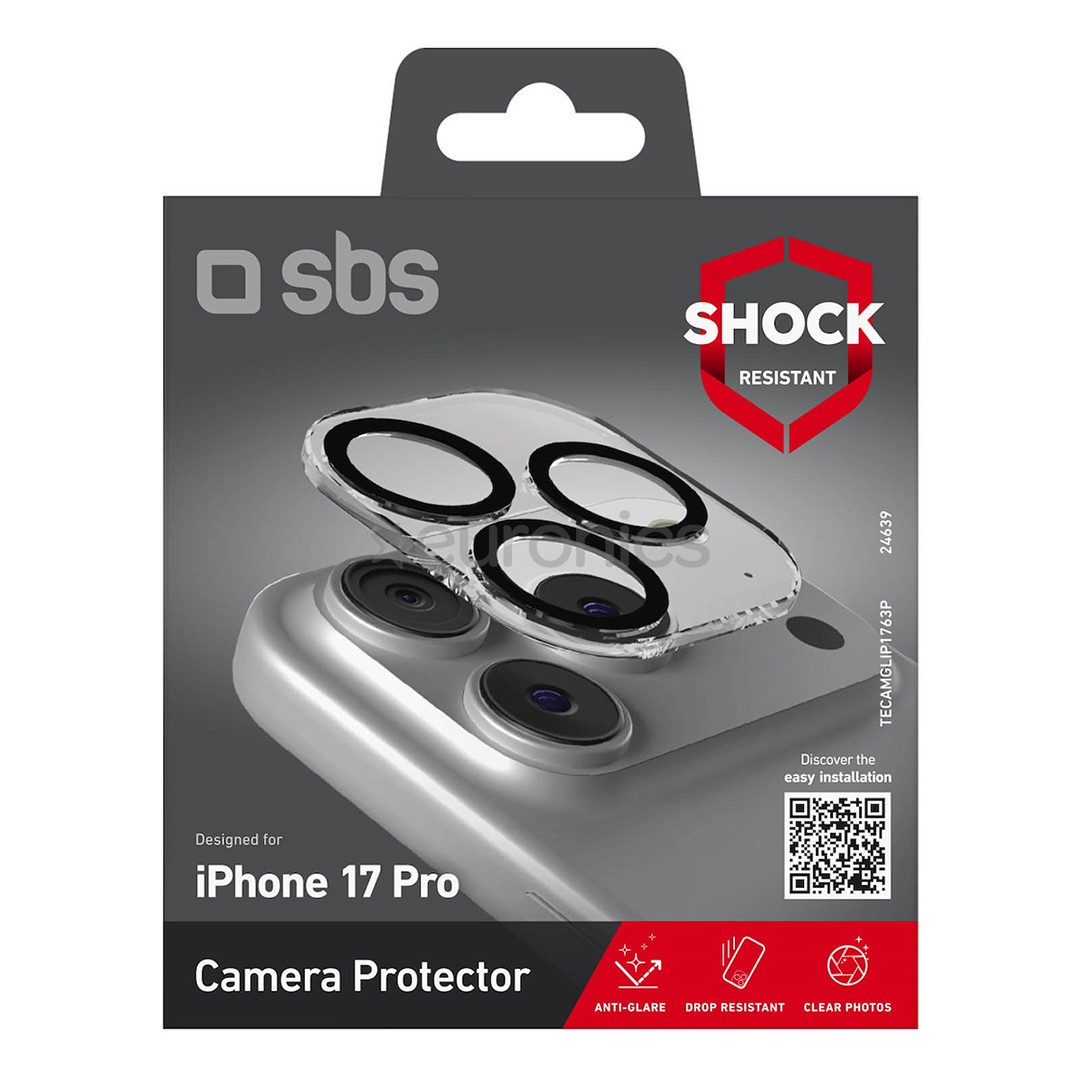 SBS Camera Protector, iPhone 17 Pro - Защитное стекло для объективов камеры