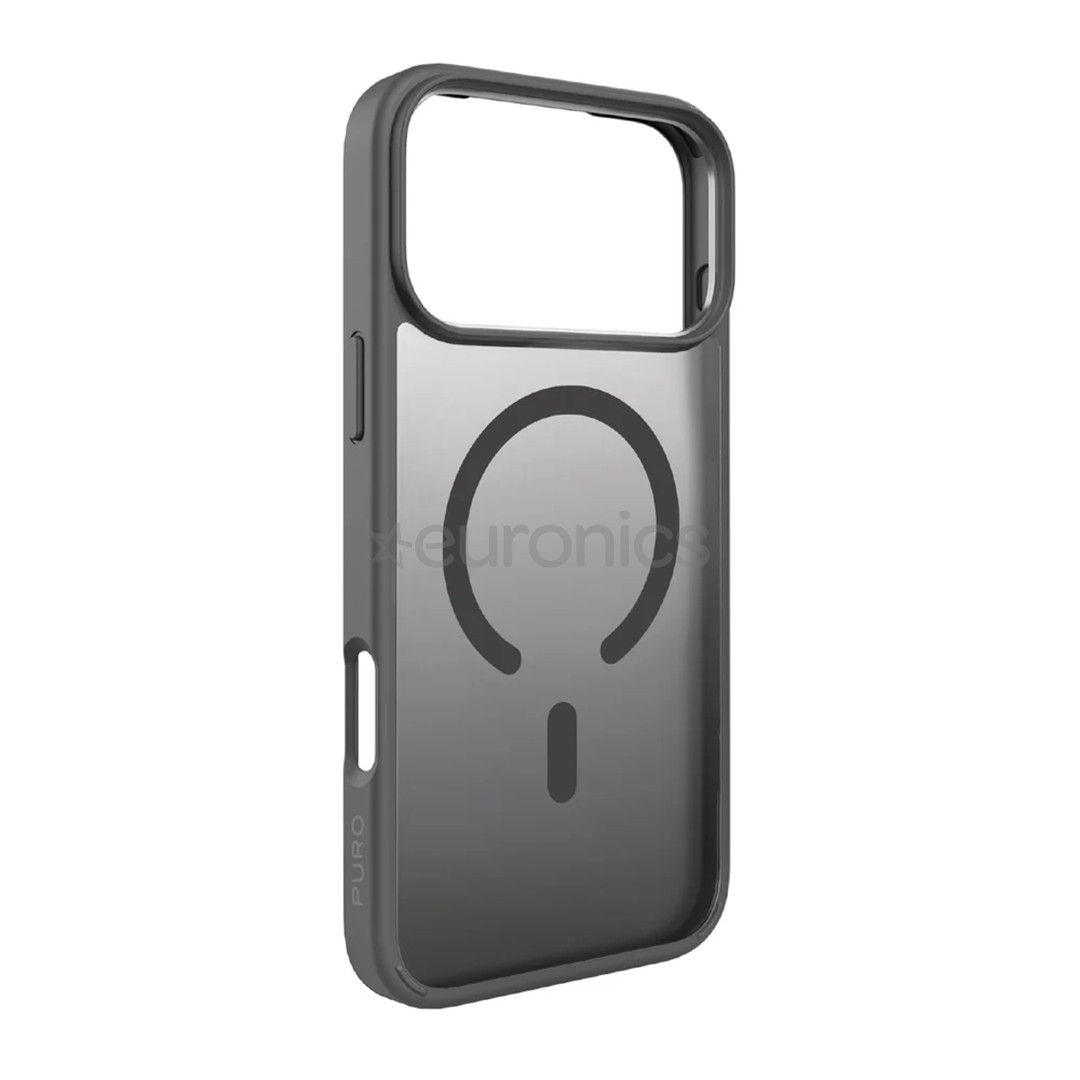 Puro GRADIENT, iPhone 17 Pro Max, темно-серый - Чехол