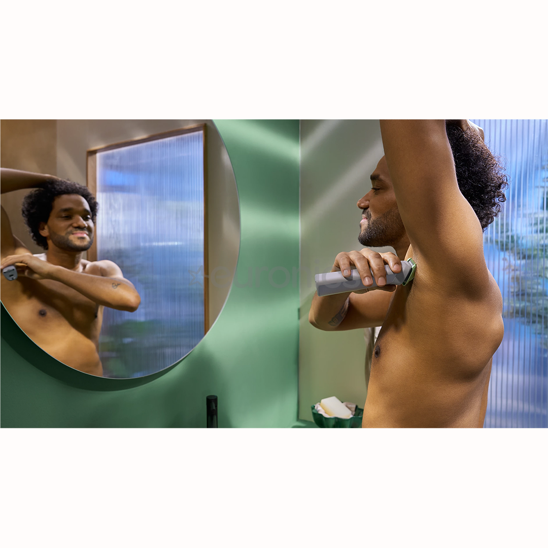 Philips All-in-One Trimmer 5000 Series, 10 в 1, серый - Мультитриммер