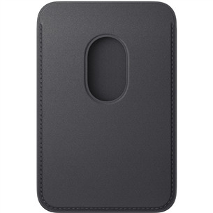 Apple FineWoven Wallet, Magsafe, черный - Кредитница