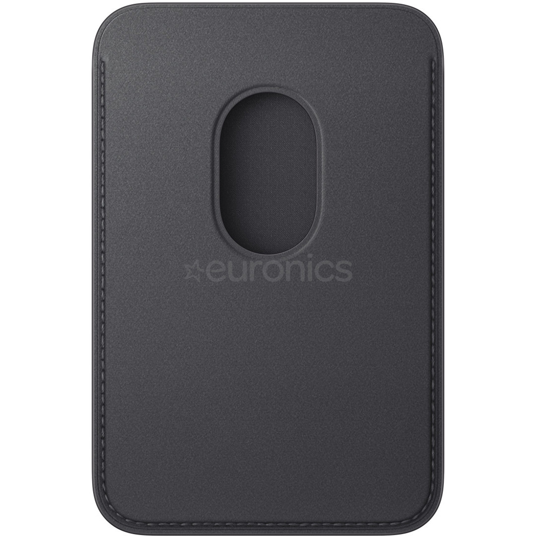 Apple FineWoven Wallet, Magsafe, черный - Кредитница