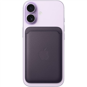 Apple FineWoven Wallet, Magsafe, lilla - Rahakott