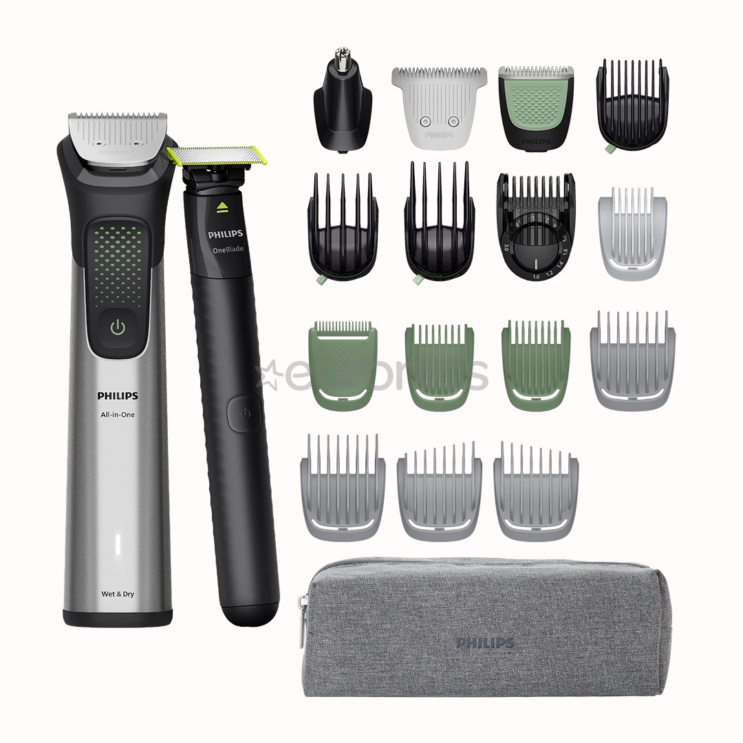 Philips All-in-One Trimmer 9000 Series, 20-in-1, black/grey - Trimmer set