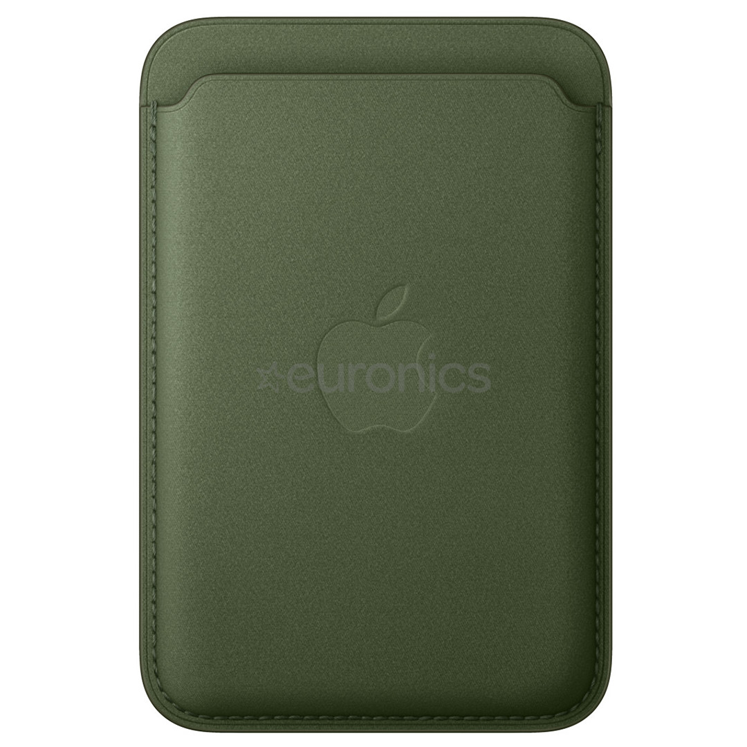 Apple FineWoven Wallet, Magsafe, roheline - Rahakott