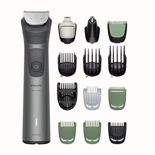 Philips All-in-One Trimmer 7000 Seeria, Wet & Dry, 15-ühes, tumehall - Trimmeri komplekt MG7935/15