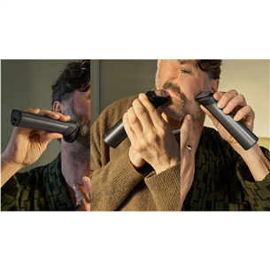 Philips All-in-One Trimmer 7000 Seeria, Wet & Dry, 15-ühes, tumehall - Trimmeri komplekt