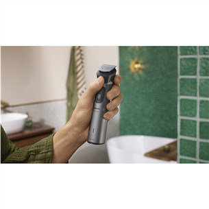 Philips All-in-One Trimmer 7000 Seeria, Wet & Dry, 15-ühes, tumehall - Trimmeri komplekt