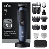 Braun All-in-One, Series 7, 15 в 1, темно-синий - Мультитриммеp