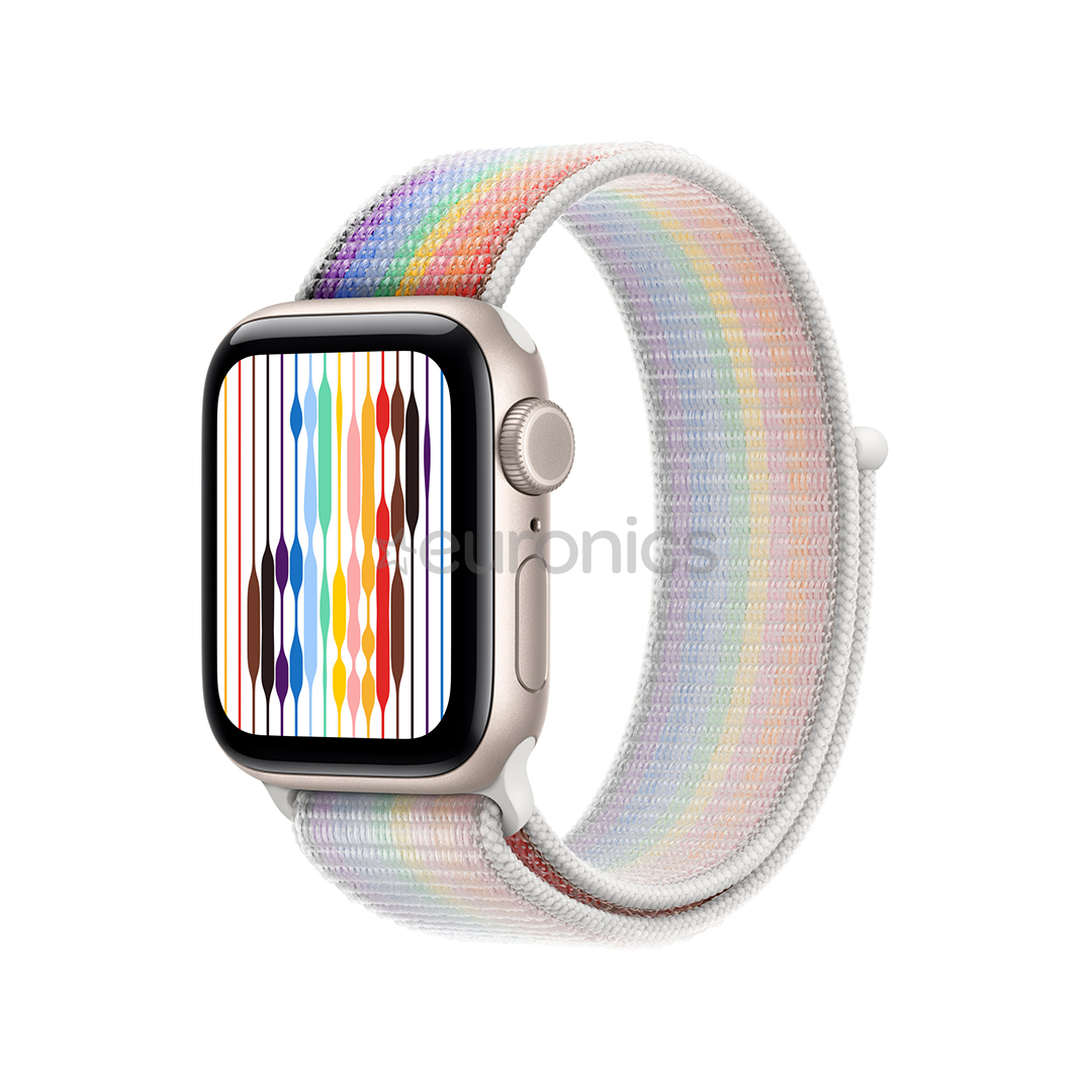 Apple Sport Loop Pride Edition, 45 mm, mitmevärviline - Kellarihm