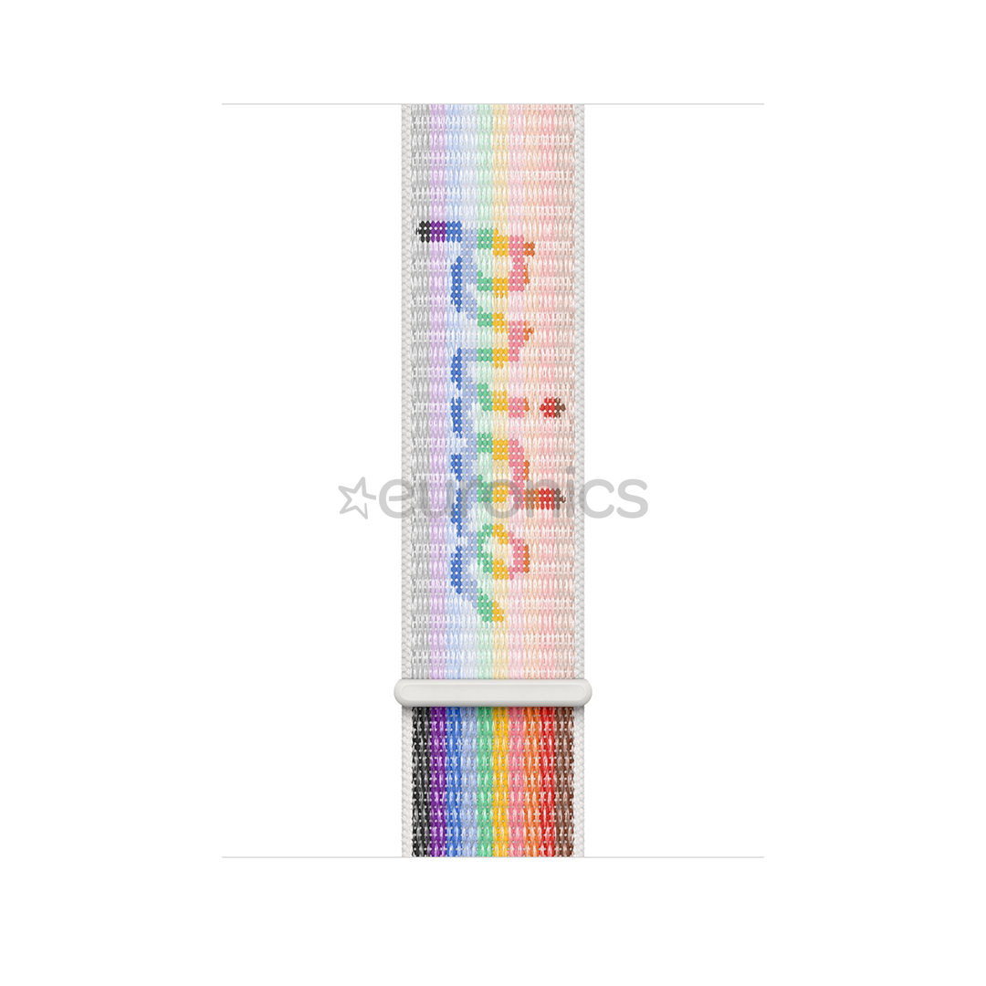 Apple Sport Loop Pride Edition, 45 mm, mitmevärviline - Kellarihm