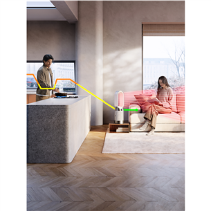 Dyson Purifier Hot+Cool HP1, white/silver - Air purifier