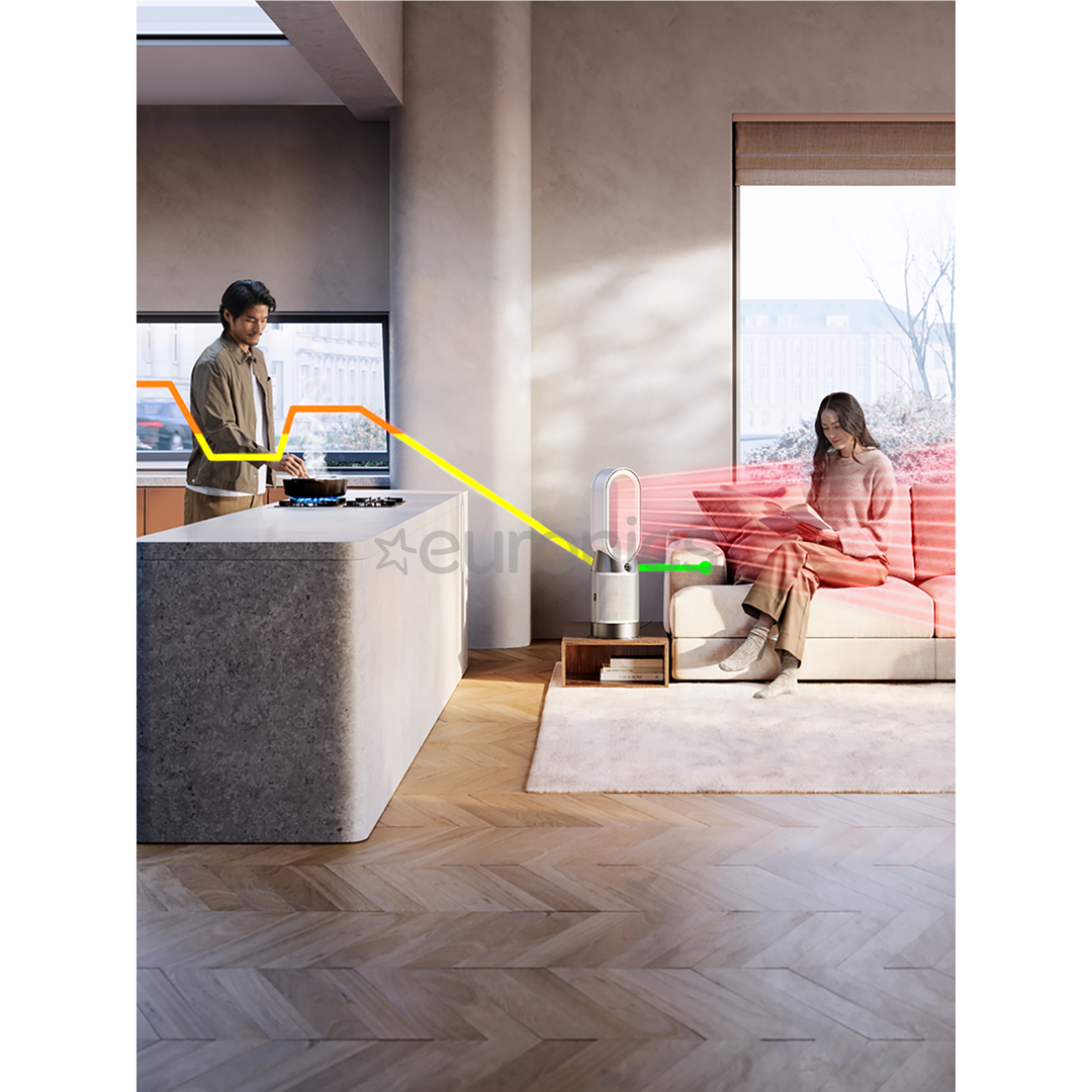 Dyson Purifier Hot+Cool HP1, white/silver - Air purifier