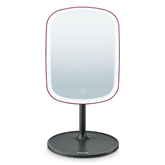 Beurer BS 47 Limited Edition, black/red - Illuminated cosmetics mirror