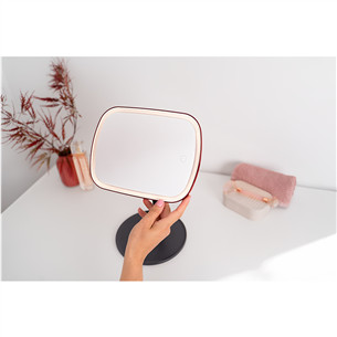 Beurer BS 47 Limited Edition, черный/красный - Косметическое зеркало с подсветкой