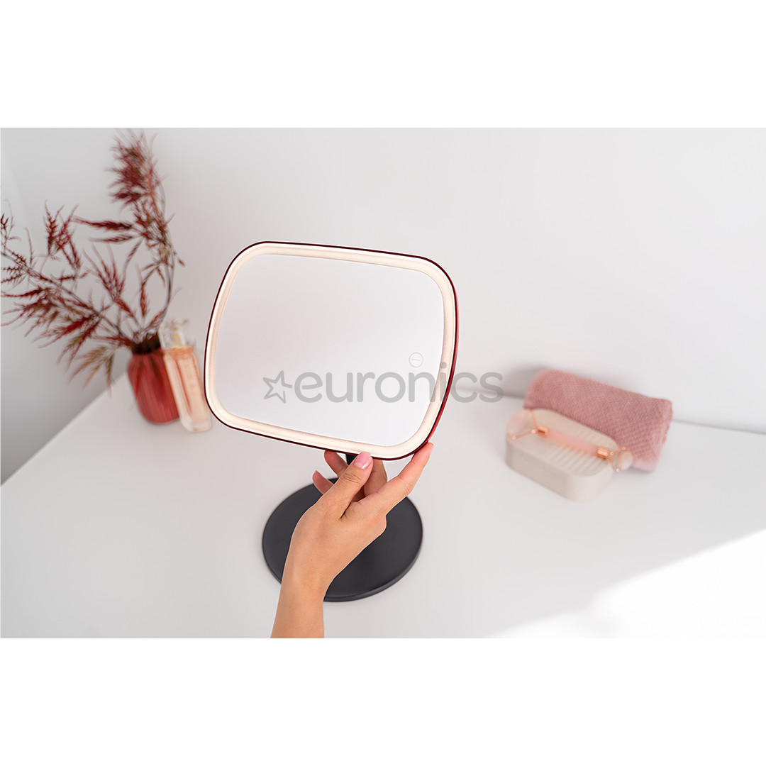 Beurer BS 47 Limited Edition, черный/красный - Косметическое зеркало с подсветкой