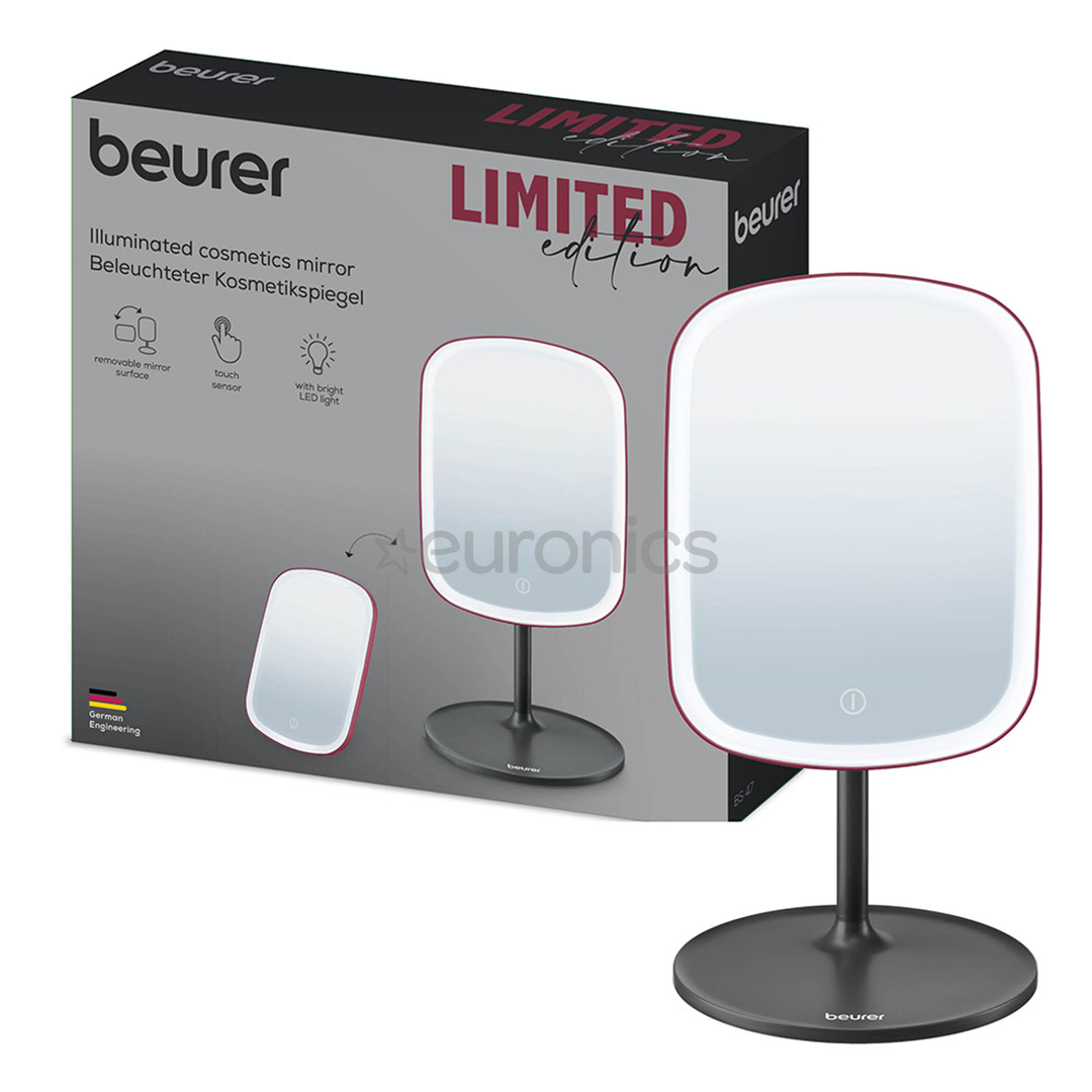 Beurer BS 47 Limited Edition, черный/красный - Косметическое зеркало с подсветкой