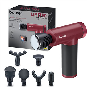 Beurer MG 195 Hot & Cold Limited Edition, must/punane - Massaažiseade MG195LE25