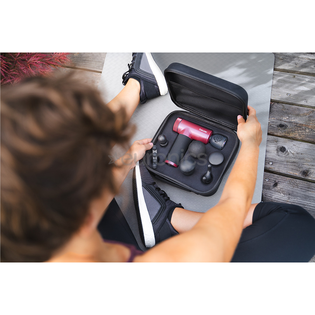 Beurer MG 195 Hot & Cold Limited Edition, must/punane - Massaažiseade