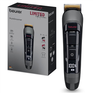 Beurer MN9X Limited Edition, must/hall - Trimmeri komplekt MN9XLE25