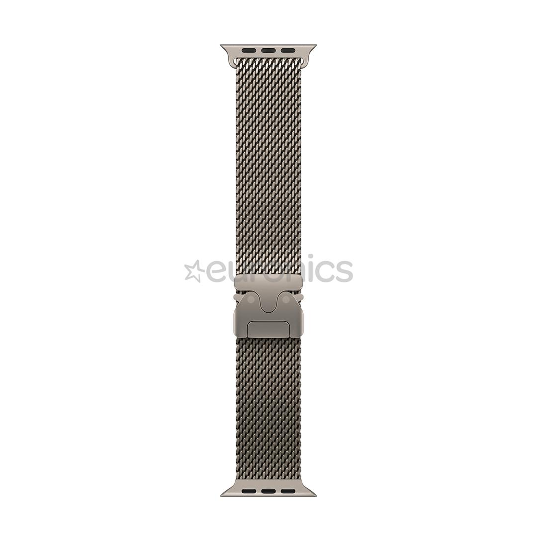 Apple Titanium Milanese Loop, 49 mm, L, natural - Watch band