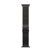 Apple Titanium Milanese Loop, 49 mm, M, black - Watch band