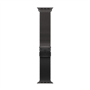 Apple Titanium Milanese Loop, 49 mm, L, must - Kellarihm MGHU4ZM/A