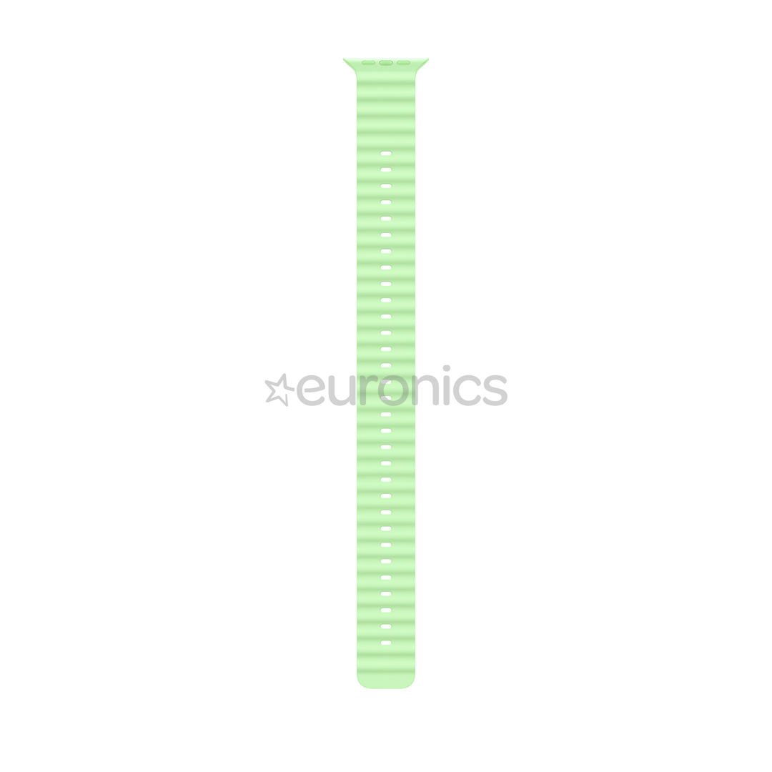 Apple Ocean Band Extension, 49 mm, must titaan, roheline - Kellarihma pikendus