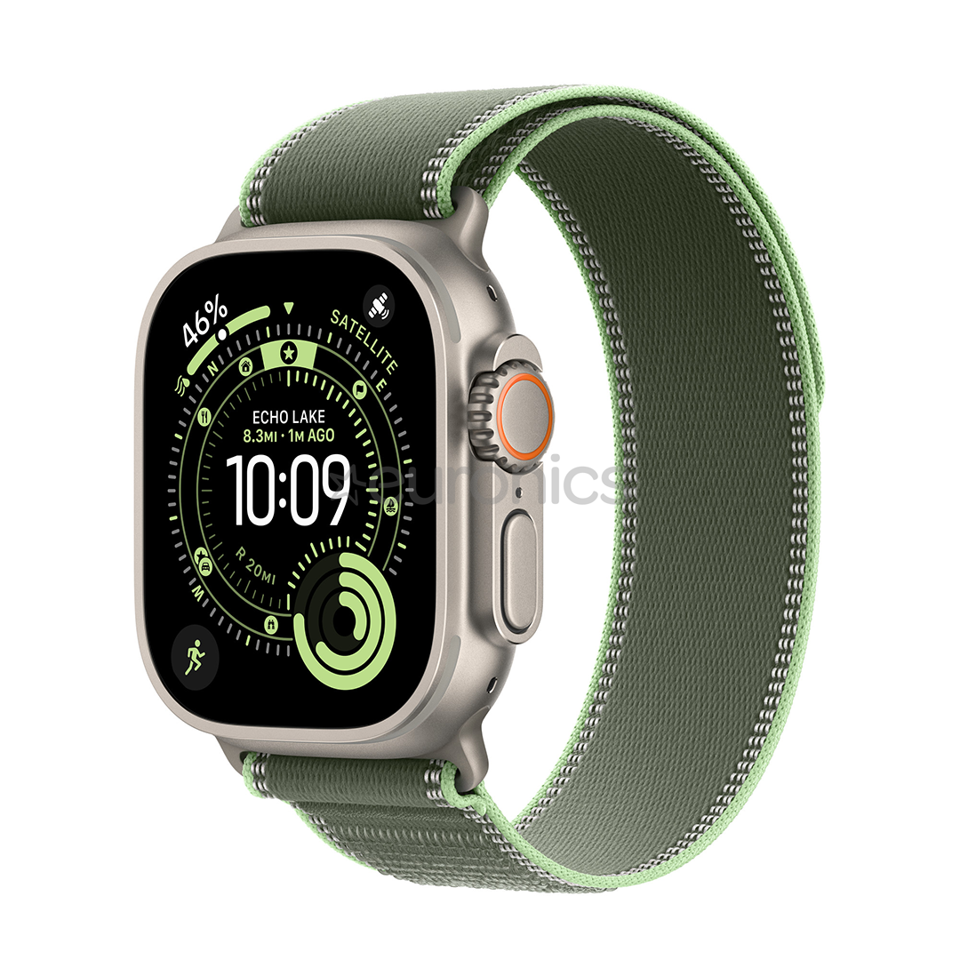 Apple Trail loop, 49 mm, S/M, loomulik titaan, roheline - Kellarihm
