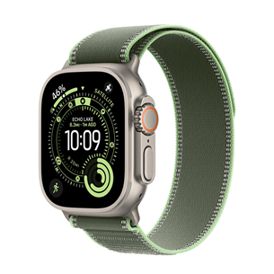Apple Trail loop, 49 mm, M/L, loomulik titaan, roheline - Kellarihm