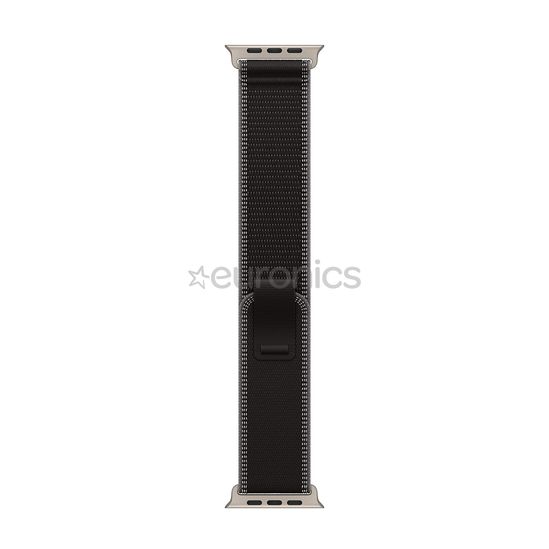 Apple Trail loop, 49 mm, M/L, loomulik titaan, must - Kellarihm