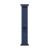 Apple Trail loop, 49 mm, S/M, must titaan, sinine - Kellarihm