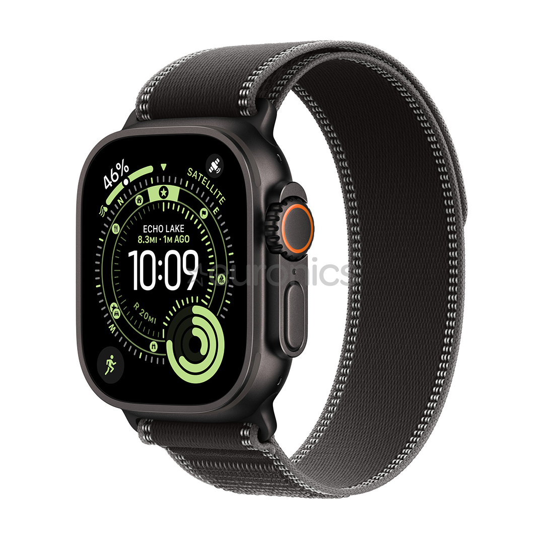 Apple Trail loop, 49 mm, M/L, must titaan, must - Kellarihm