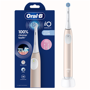 Braun Oral-B iO2, kuldroosa - Elektriline hambahari IO2CALMPINK
