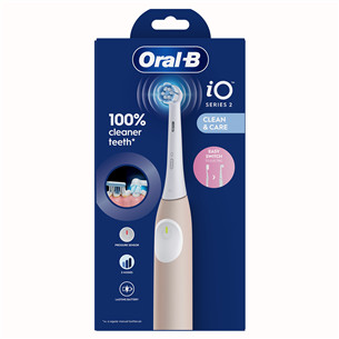 Braun Oral-B iO2, kuldroosa - Elektriline hambahari