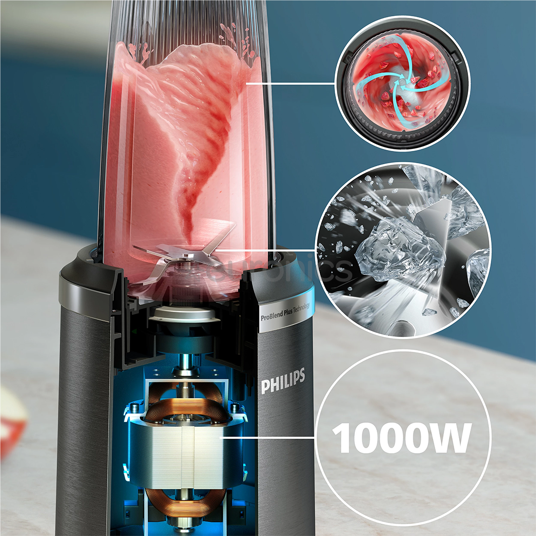 Philips 5000 Series, 1000 Вт, нерж. сталь - Блендер