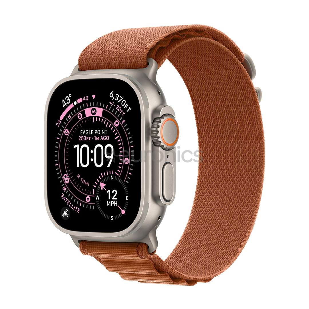Apple Alpine Loop, 49 mm, L, loomulik titaan, pruun - Kellarihm