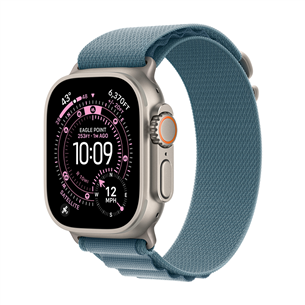 Apple Alpine Loop, 49 mm, M, loomulik titaan, helesinine - Kellarihm