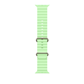 Apple Ocean Band, 49 mm, loomulik titaan, roheline - Kellarihm