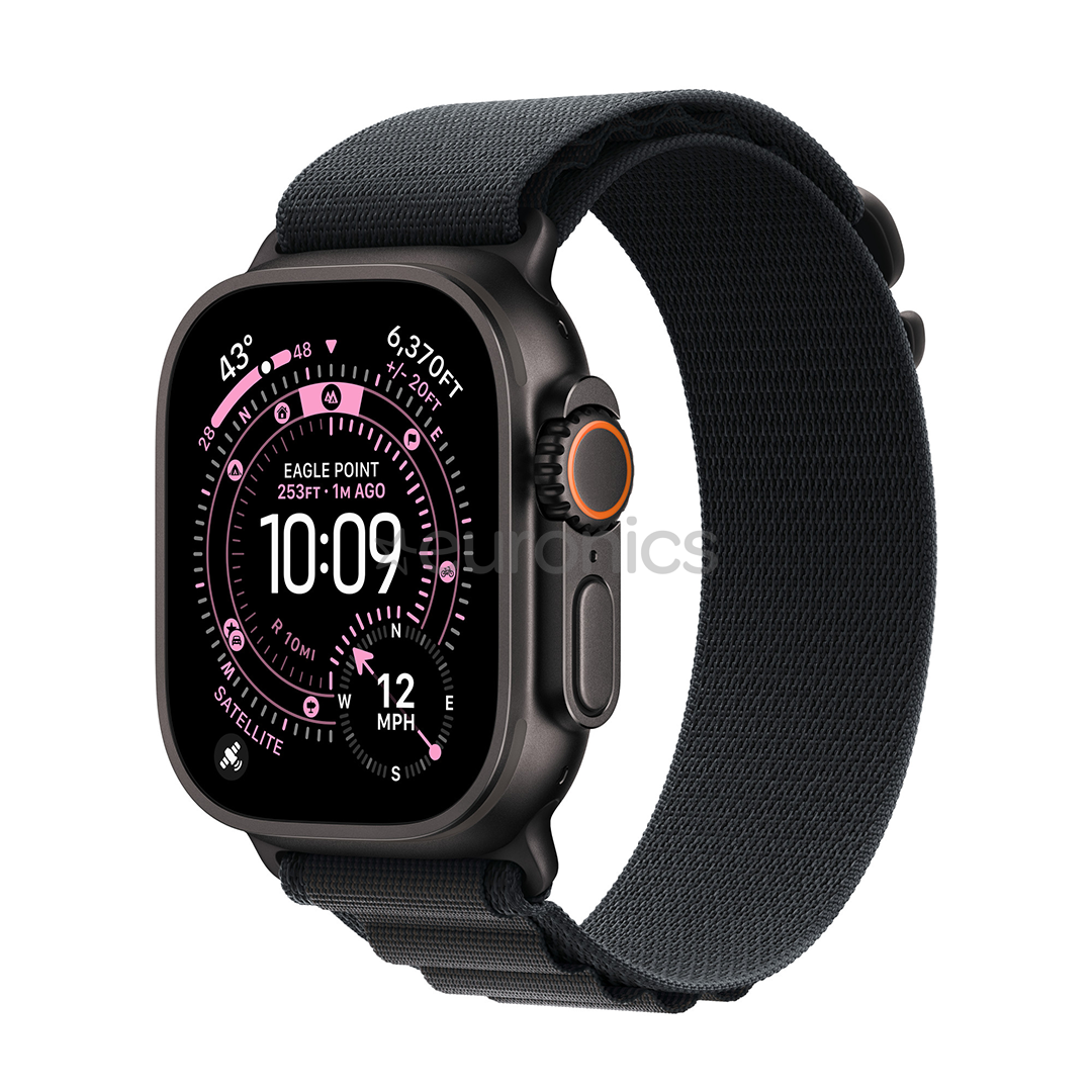Apple Alpine Loop, 49 mm, L, must titaan, must - Kellarihm