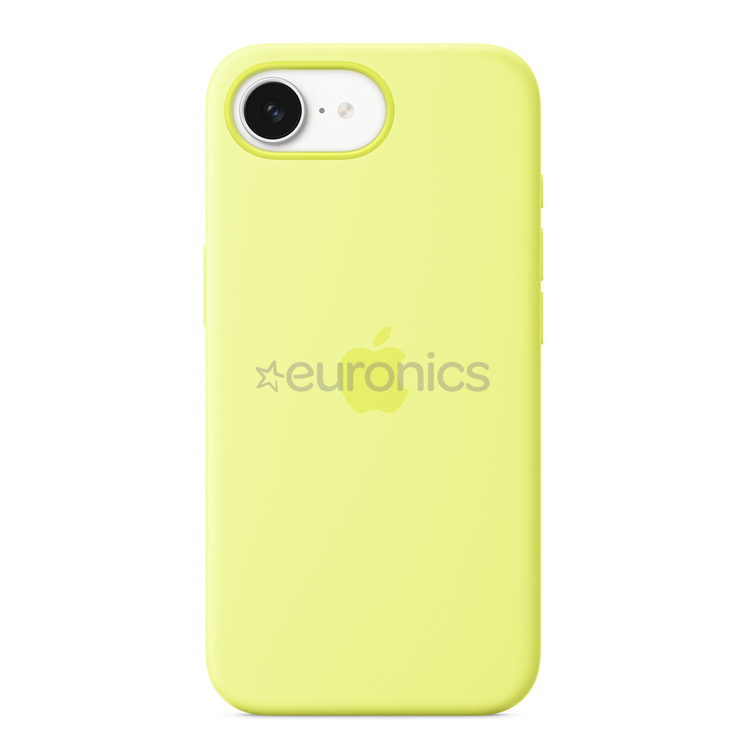 Apple Silicone Case, iPhone 16e, желтый - Чехол